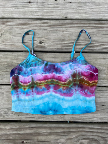 Women’s Large Geode Tie Dye Crop Top