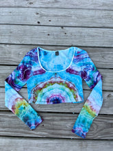 Load image into Gallery viewer, *Fire Safe for Fire Flow* Women’s Large Long Sleeve Crop Top