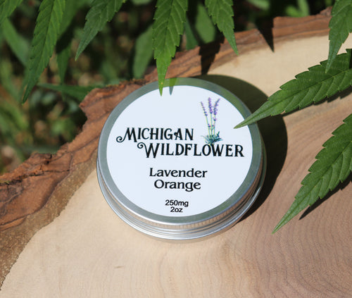 Michigan Wildflower CBD Balm Full Spectrum ~ Lavender Orange